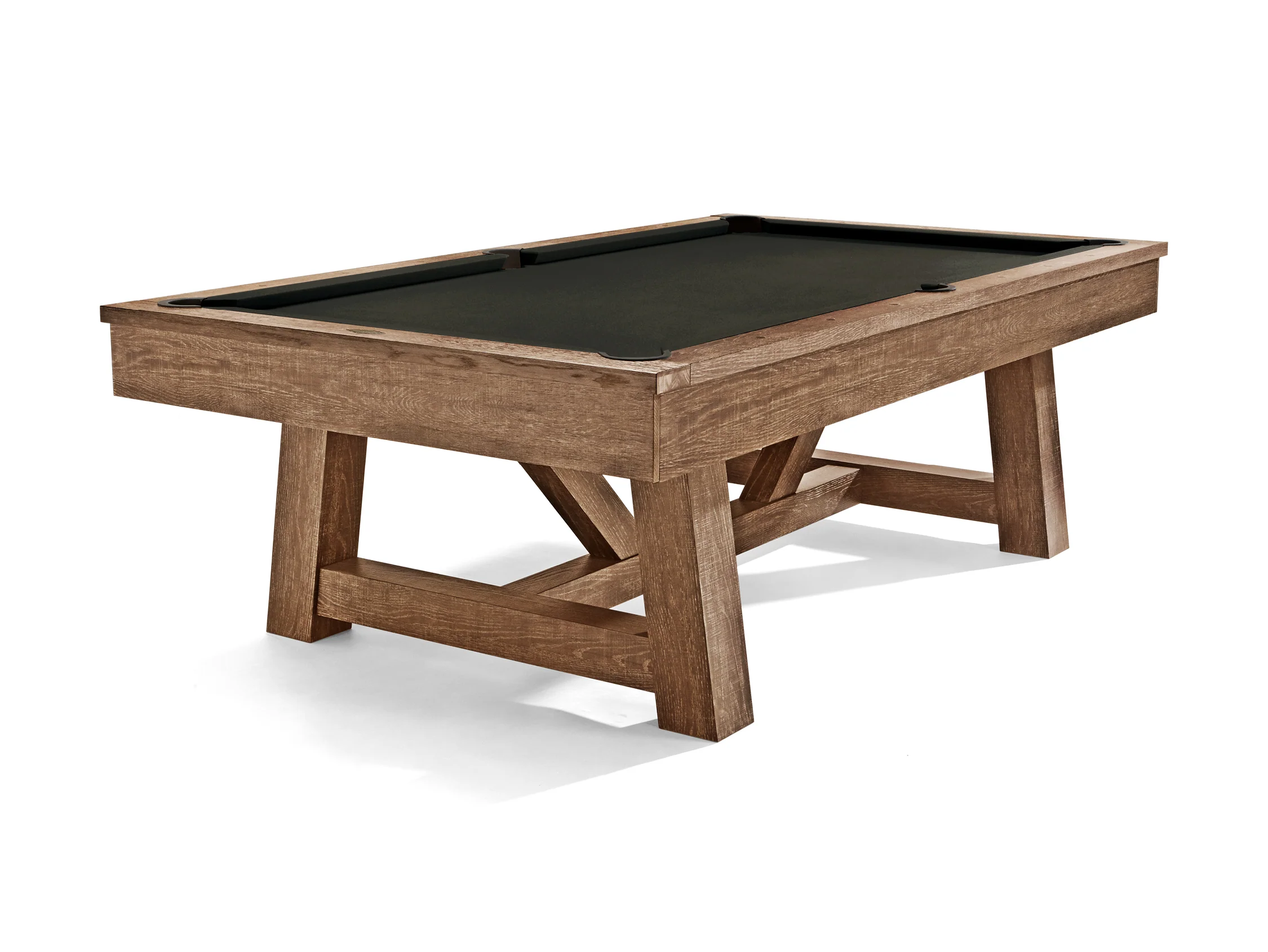Brunswick Botanic Pool Table - Rustic Dark Brown - Image 12