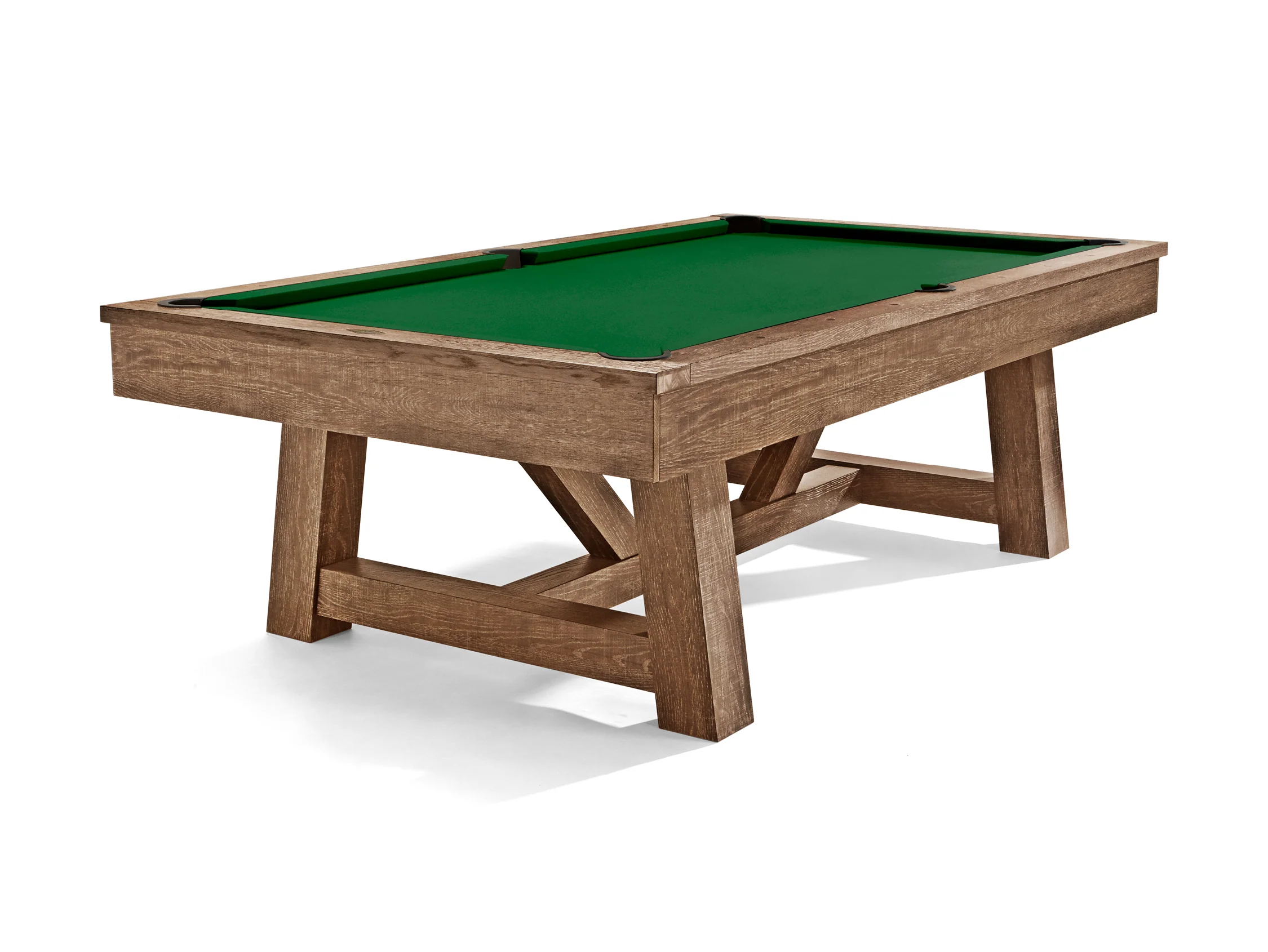 Brunswick Botanic Pool Table - Rustic Dark Brown - Image 14