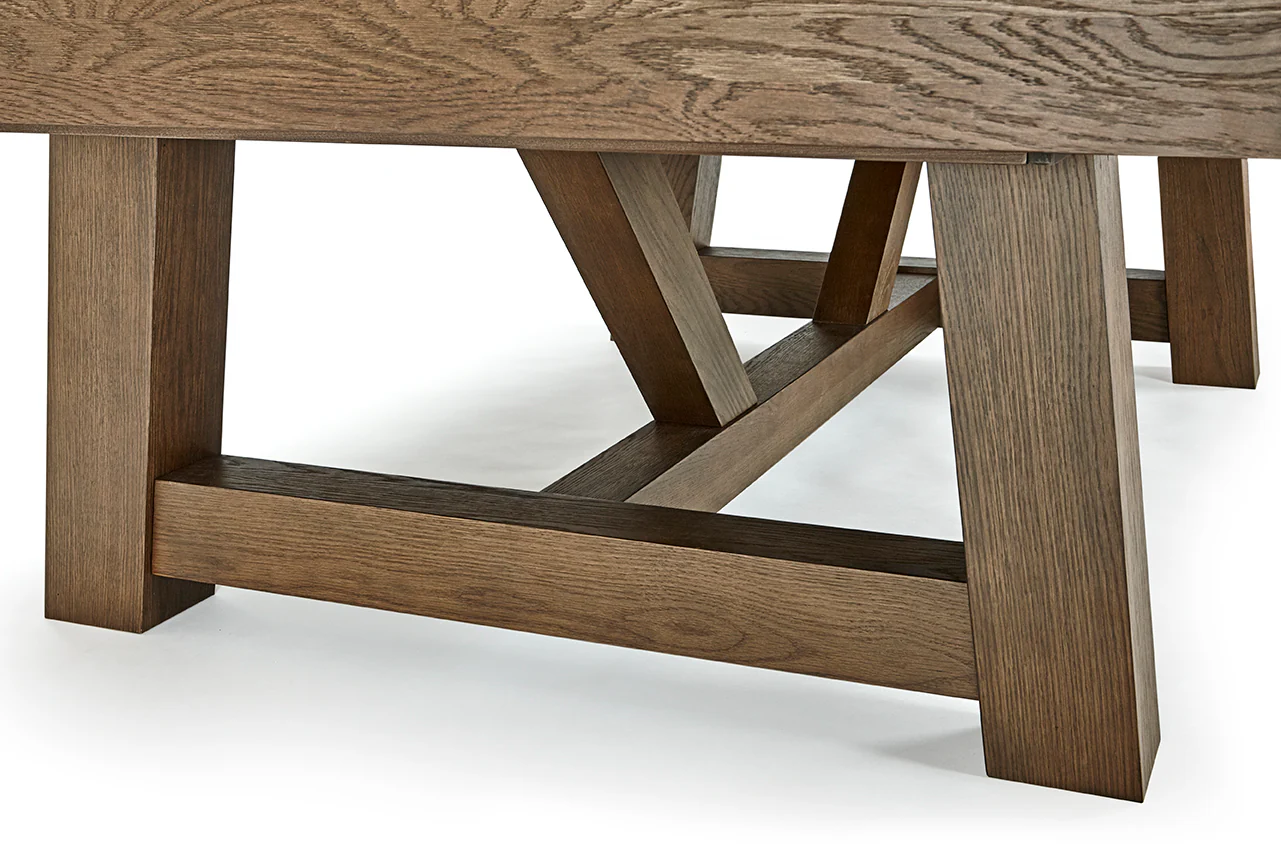 Brunswick Botanic Pool Table - Rustic Dark Brown - Image 2