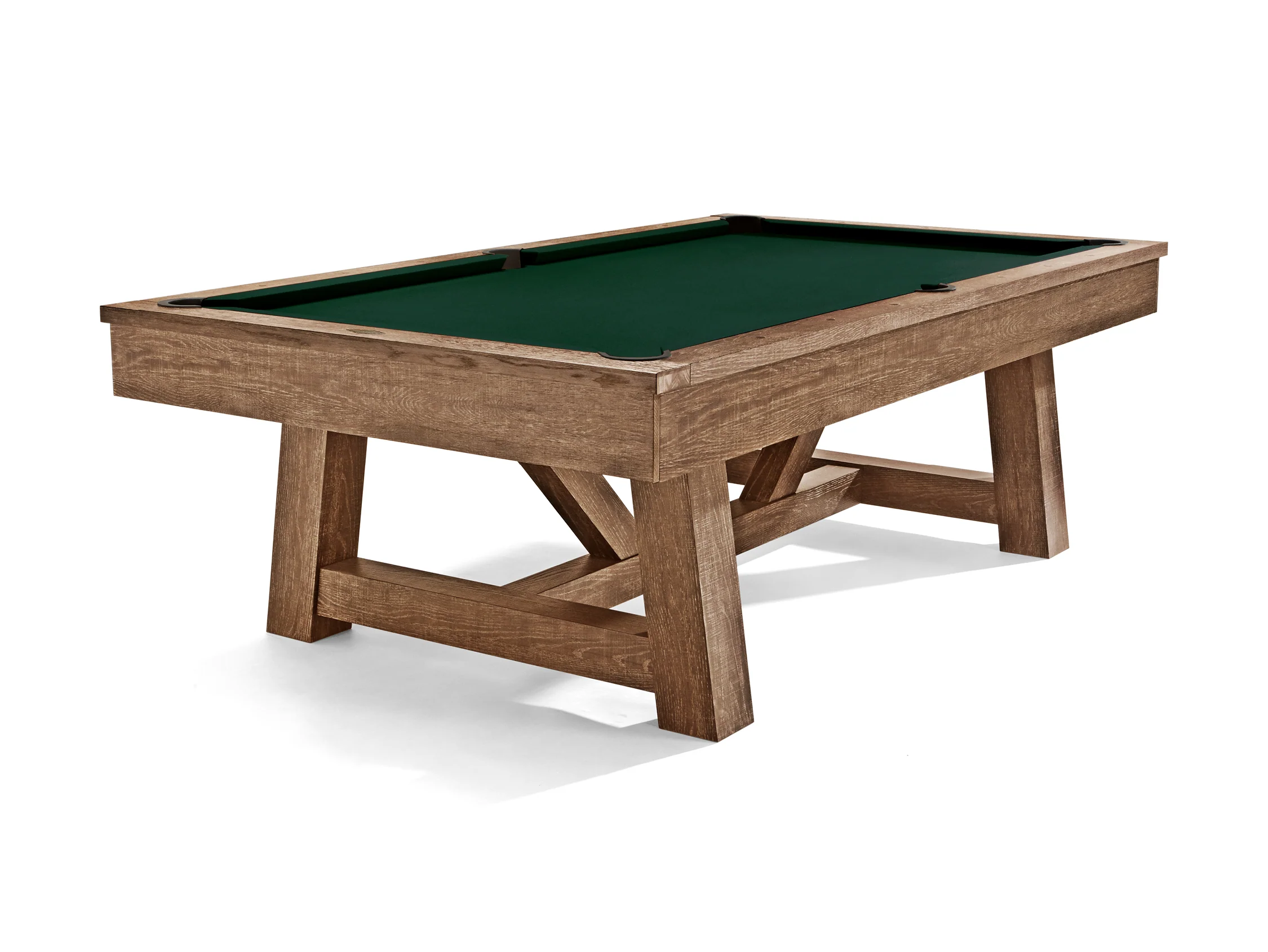 Brunswick Botanic Pool Table - Rustic Dark Brown - Image 7