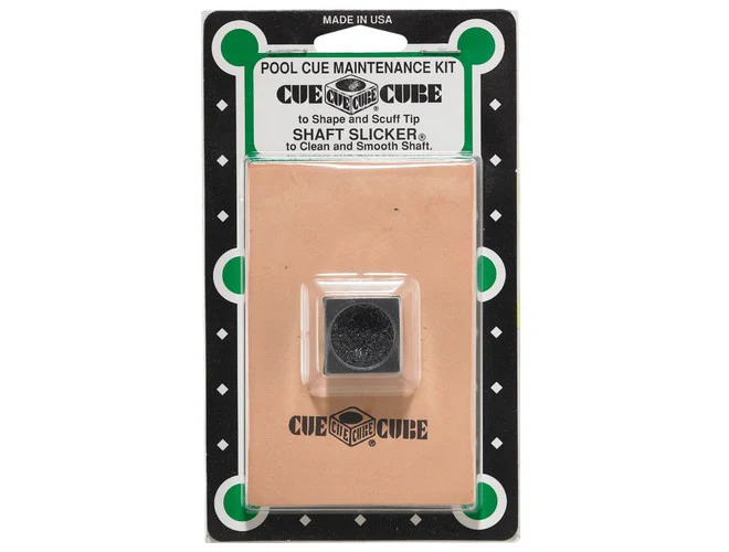 Cue Cube 2 in 1 Tip Tool & Shaft Slicker