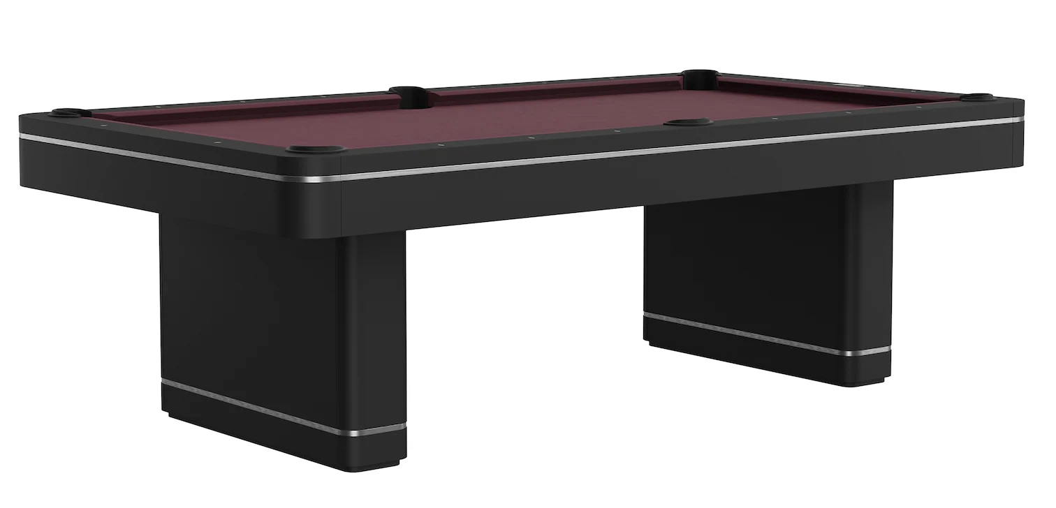 Deco 8' Pool Table - Black