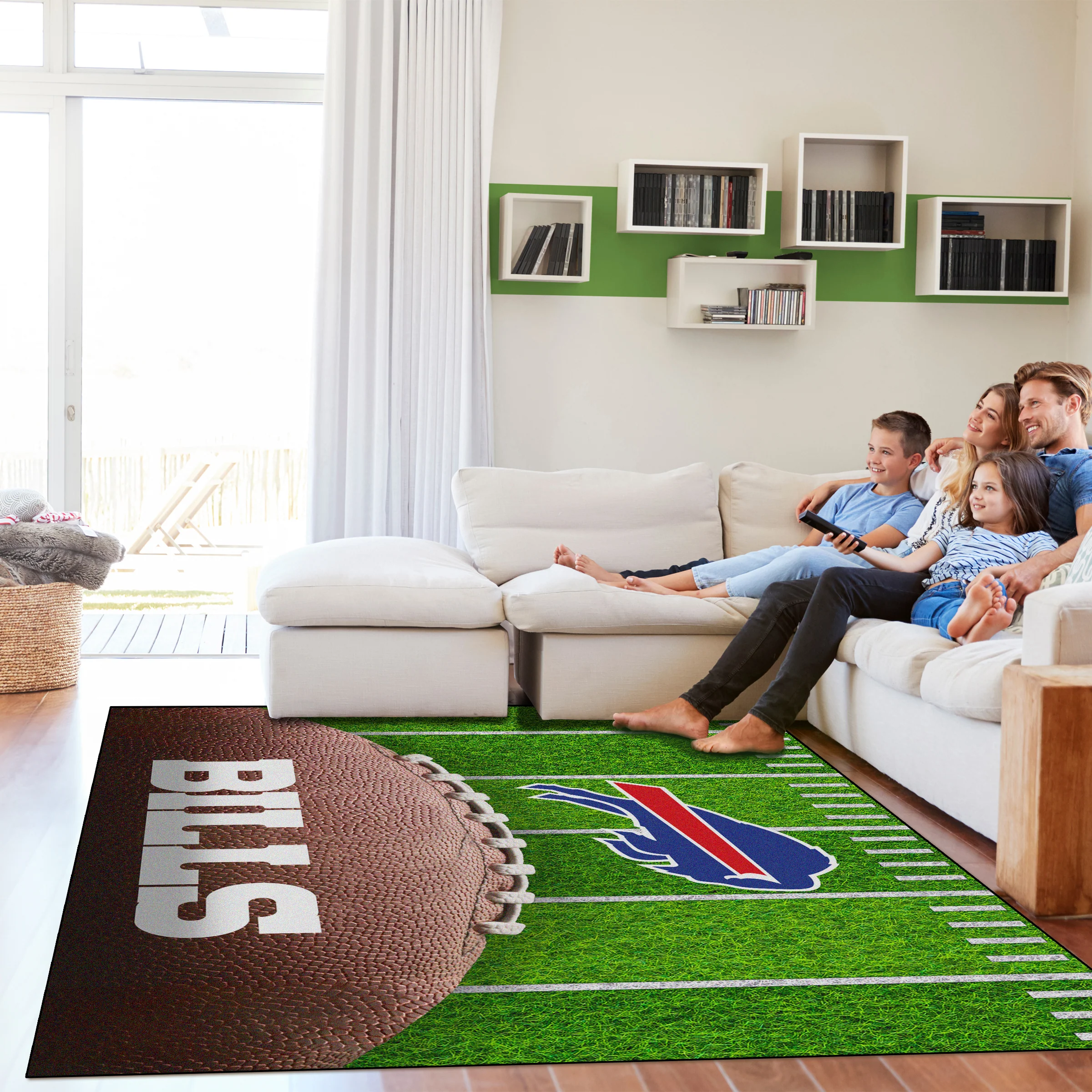NFL Licensed 5x7 Football Field Area Rugs - Image 39