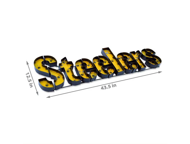 Imperial USA NFL Lighted Recycled Metal Sign - Image 9