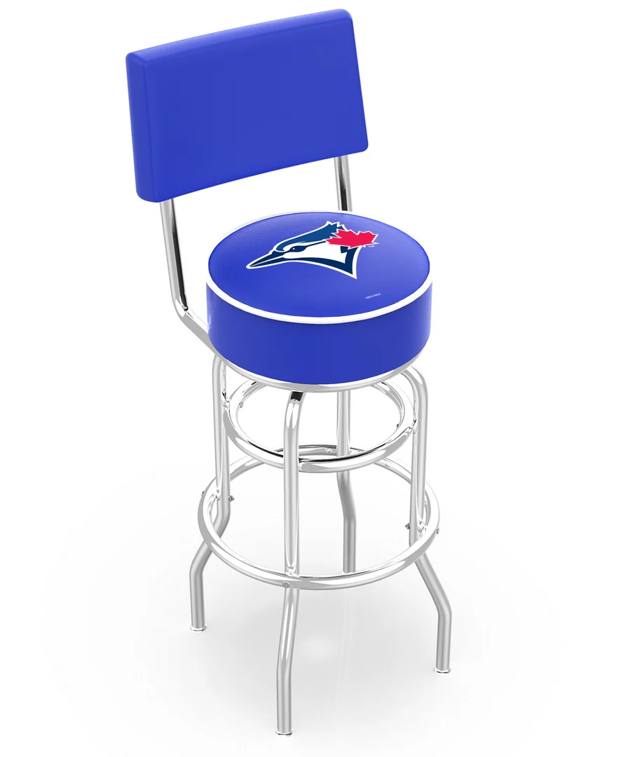 MLB Licensed 30" Backed Swivel Bar Stool - Image 9