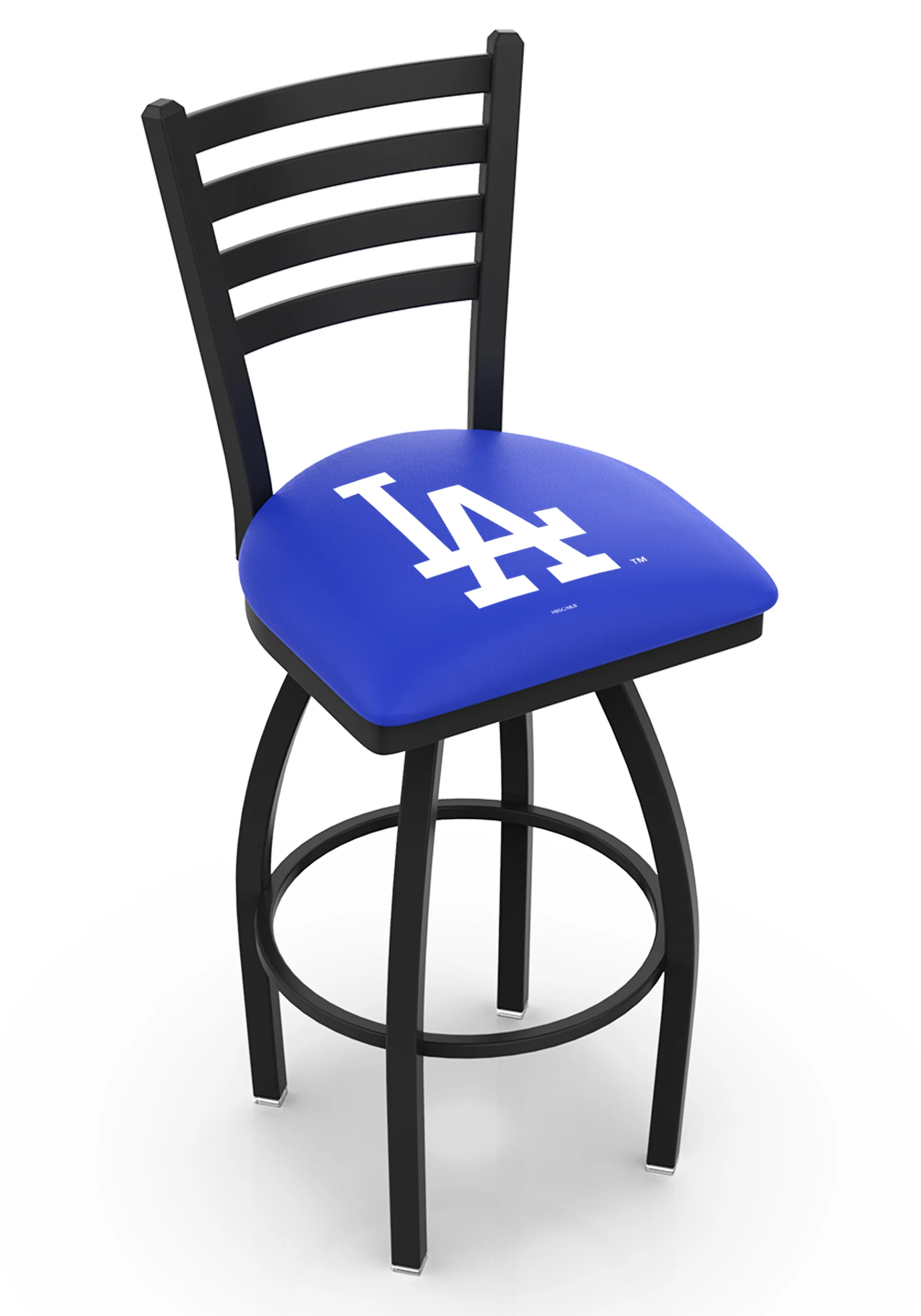 MLB Licensed 30" Ladder Back Swivel Bar Stool