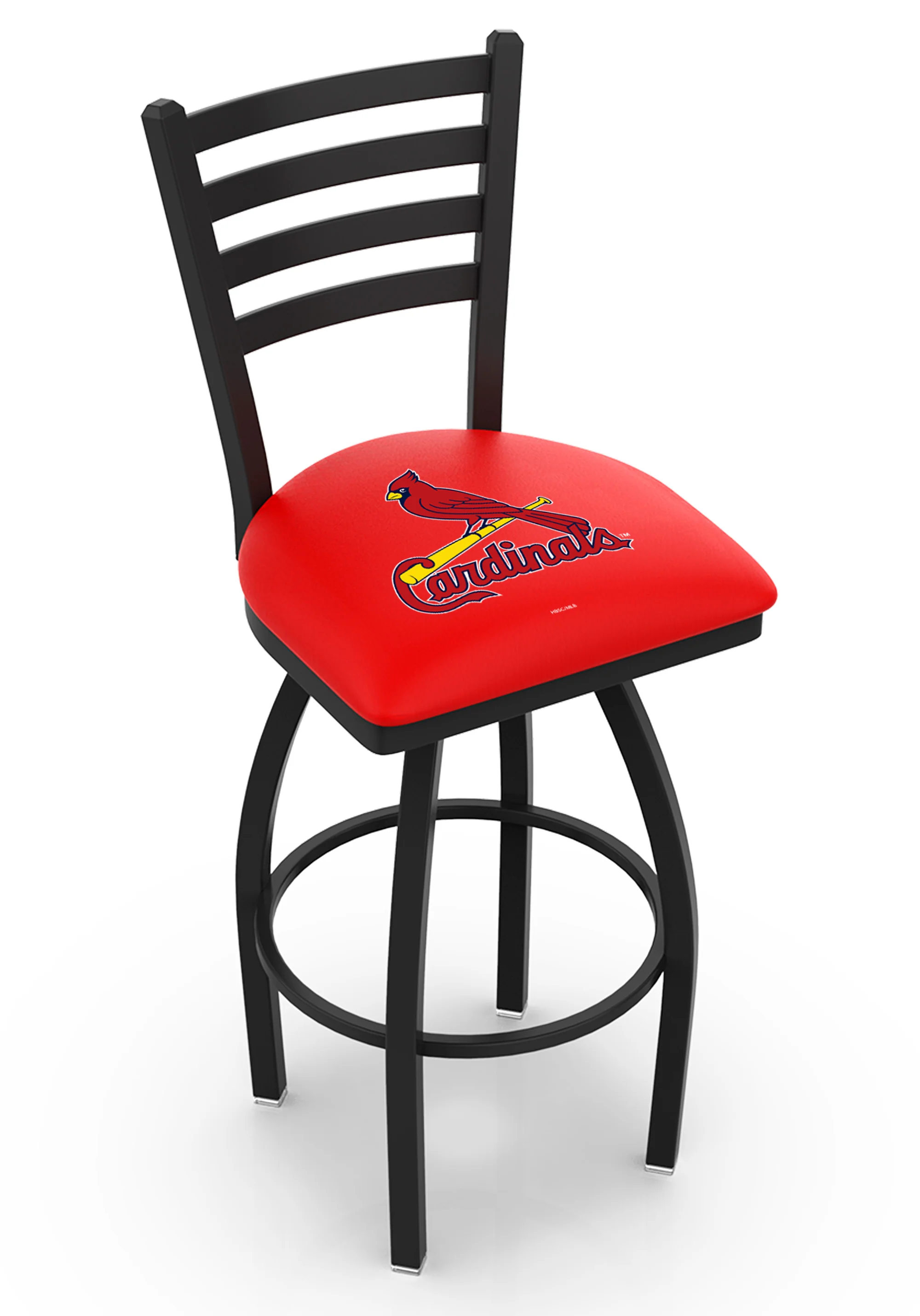 MLB Licensed 30" Ladder Back Swivel Bar Stool - Image 9