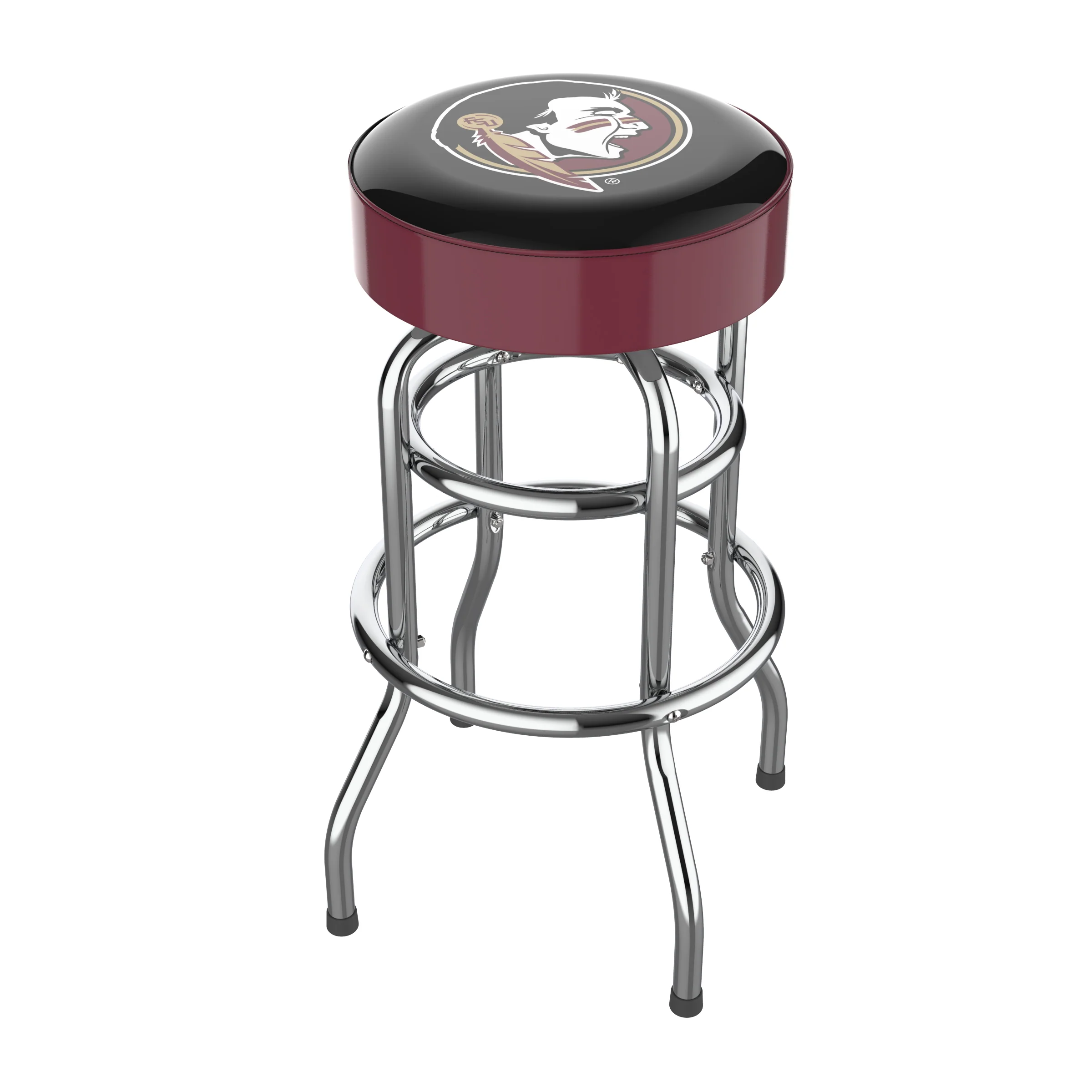 NCAA Licensed 30" Chrome Barstool - Image 8