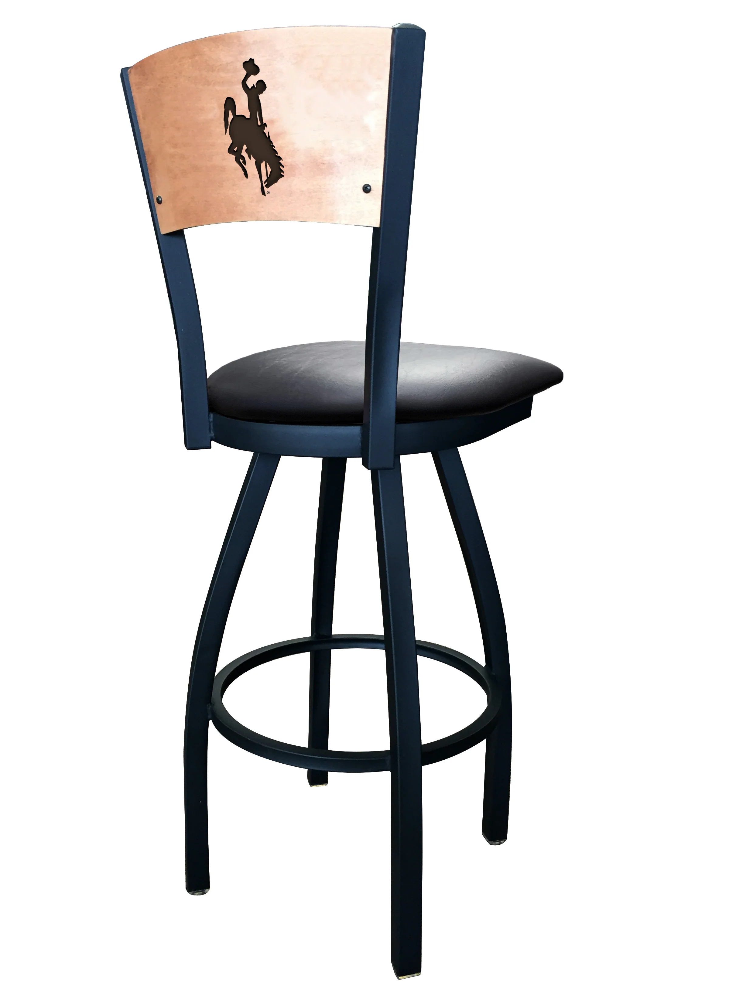 NCAA Laser Engraved 30" Swivel Bar Stool - Image 10