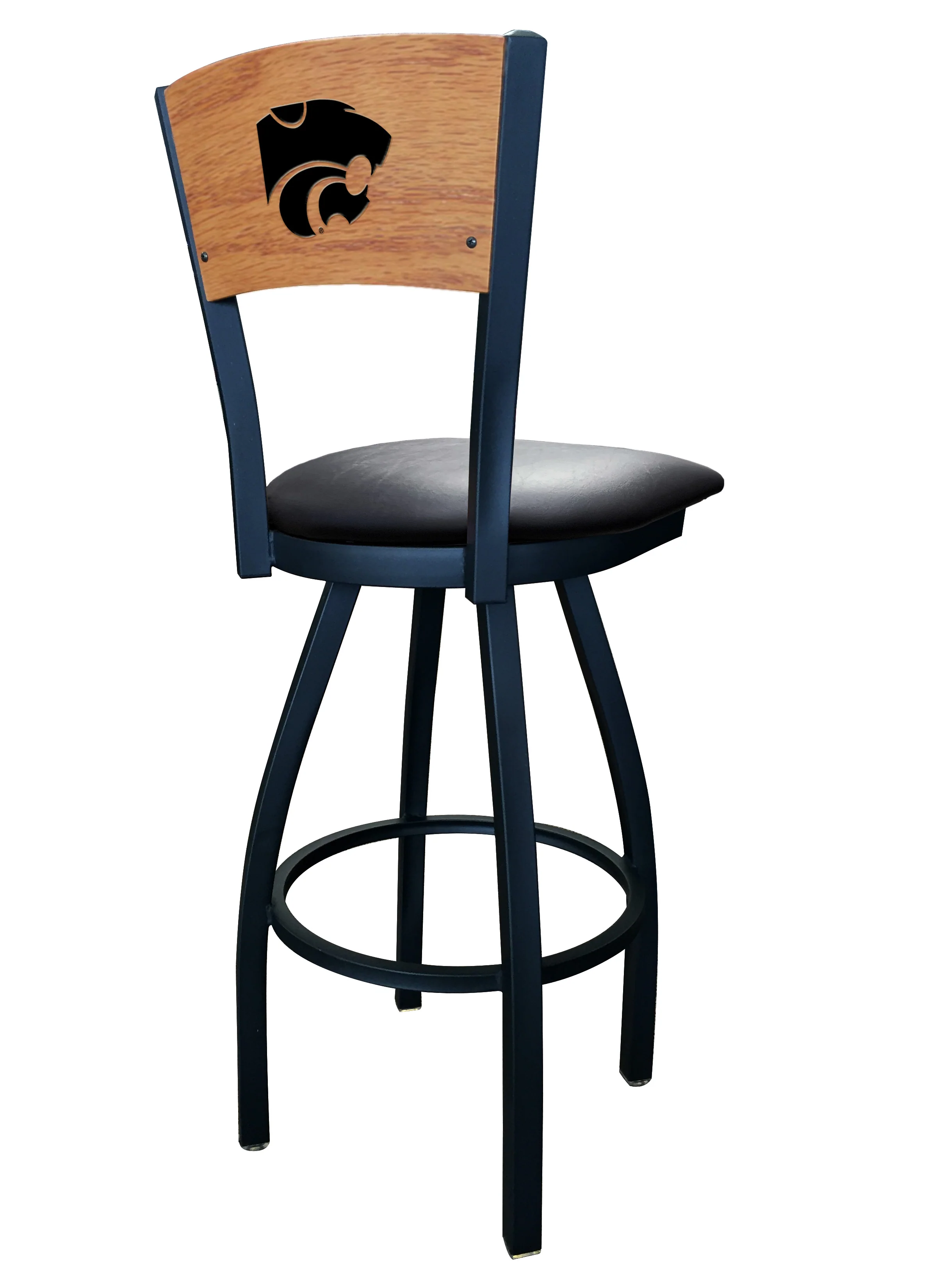NCAA Laser Engraved 30" Swivel Bar Stool - Image 55