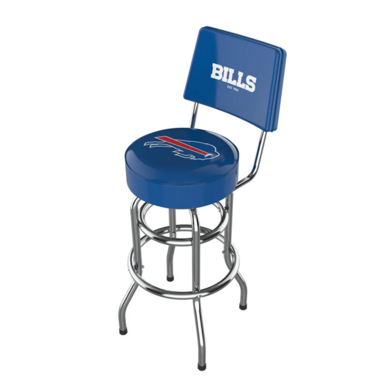 NFL Licensed 30" Chrome Barstool with Backs - Image 21