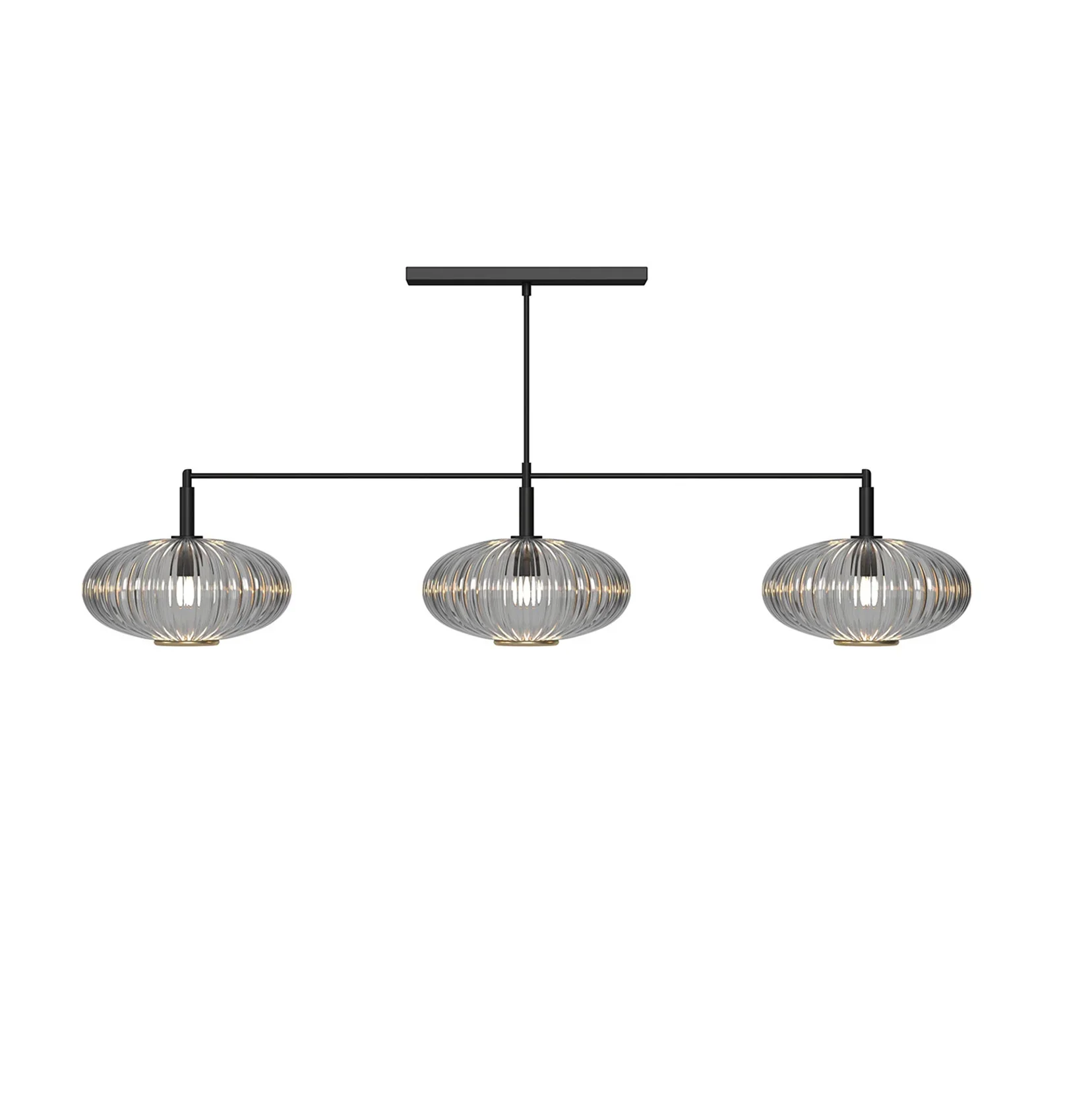 Prohibition 54" Smoke Shades with Black Bar