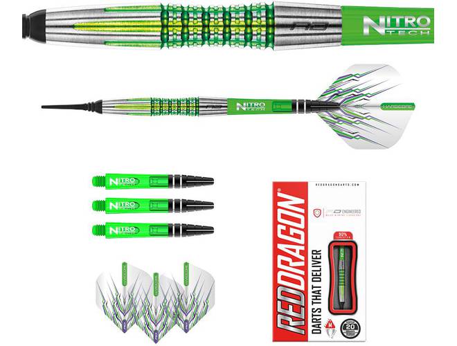 Red Dragon Fusion Plus Soft Tip Dart Set - Image 3