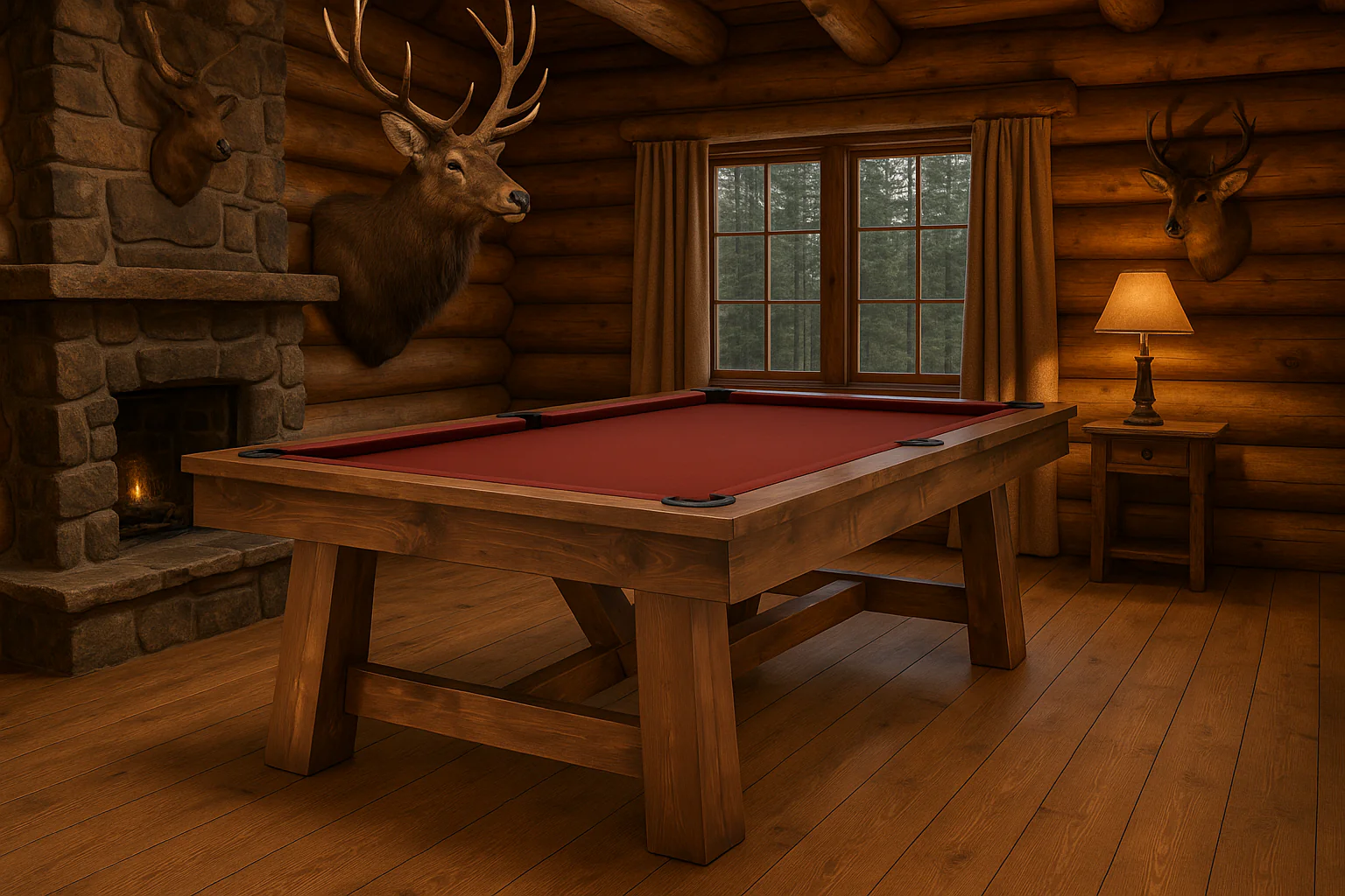 Spencer Marston 8' Aspen Pool Table - Image 2