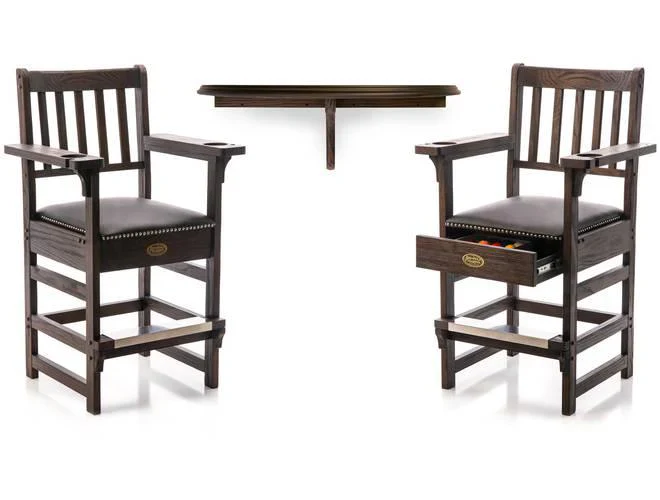 Spencer Marston Half-Moon Deluxe Plus Table and 2-Chair Set - Image 2