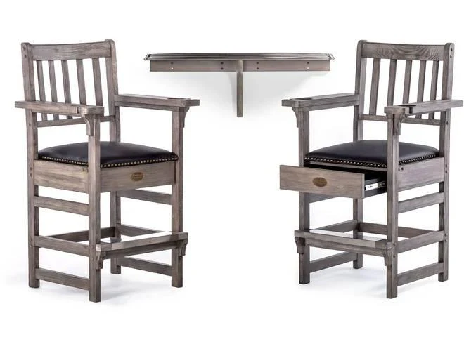 Spencer Marston Half-Moon Deluxe Plus Table and 2-Chair Set - Image 5