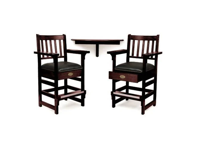 Spencer Marston Half-Moon Deluxe Plus Table and 2-Chair Set - Image 6