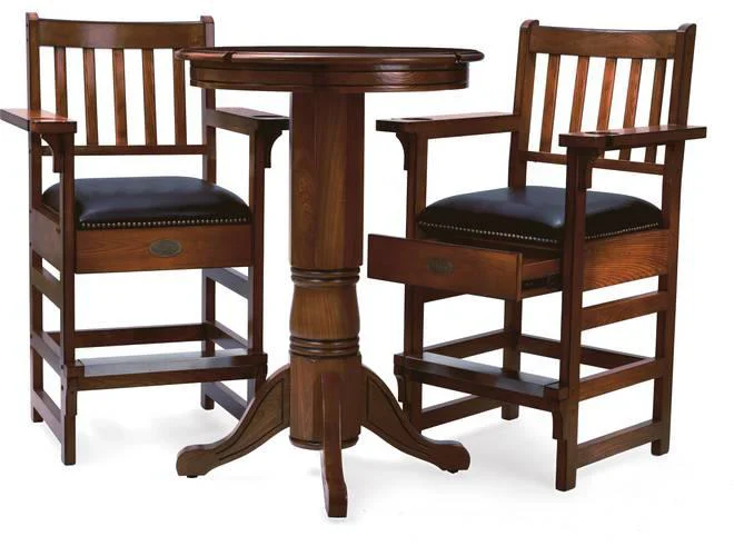 Spencer Marston Pub Deluxe Plus Table and 2-Chair Set - Image 2