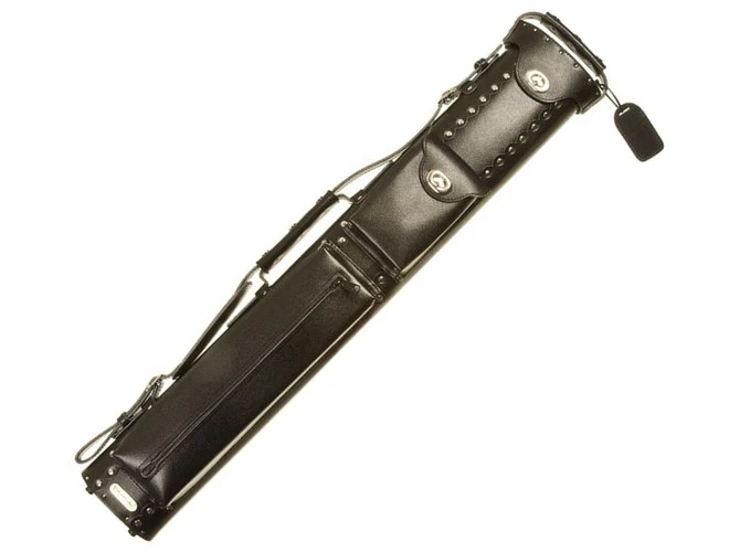 Vincitore/Win Grade A Black Leather 2x4 Hard Case
