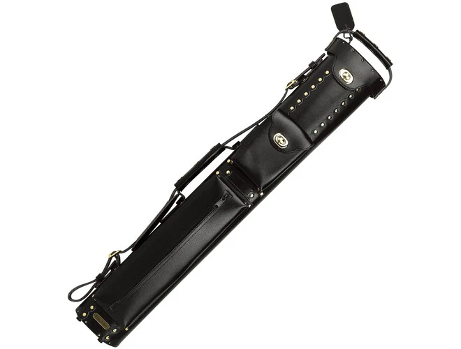 Vincitore/Win Grade A Black Leather 3x6 Hard Case