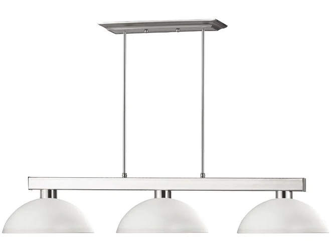 Z-Lite Cobalt Domed Matte Opal Light
